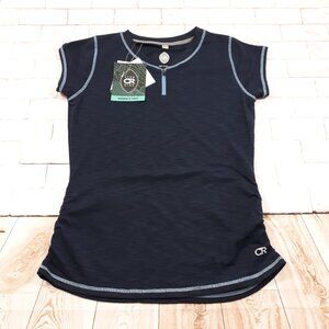 Club Ride CR Cycling Jersey Womens Size Small Navy Blue Pullover NEW